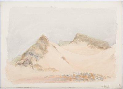 ca. 1916 (blyant og wc på papir) av Daniel Oliver